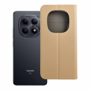 SENSITIVE knygutės dėklas XIAOMI Redmi Note 15 PRO 5G auksinis