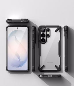 Ringke Fusion X Dėklas for Samsung Galaxy S26 Ultra - Clear juodas