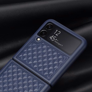 Dėklas Dux Ducis Venice skirtas Samsung F711 Z Flip3 mėlynas
