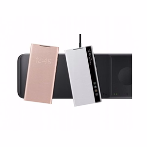 Belaidis įkroviklis Samsung Trio EP-P6300TWEGEU baltas 25W (su įkrovikliu ir laidu) / 100% originalus /