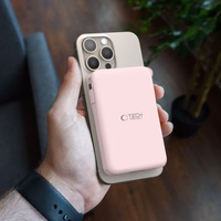 Išorinė baterija Tech-Protect PB31 LifeMag MagSafe 10000 mAh - rožinė