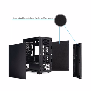 Chieftec Pro Mini AZ-01B-OP kompiuterio korpusas, MidiTower, MicroATX, juodas