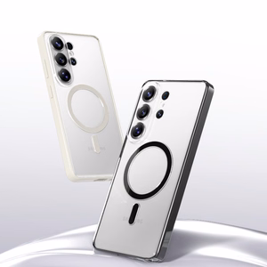 Rock Crystal Armor Series Magnetic Dėklas for Samsung Galaxy S26 Ultra juodas