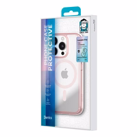 Benks Magnetic Lucent Pro dėklas iPhone 16 Pro rožinis