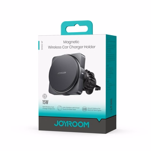 Automobilinis laikiklis-įkroviklis Joyroom JR-ZS506 MagSafe 15W juodas