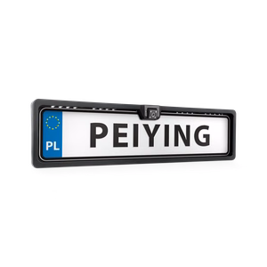 Peiying naktinio matymo automobilio galinio vaizdo kamera valstybinio numerio rėmelyje