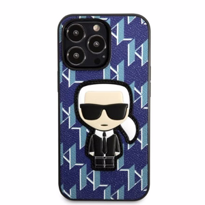 Karl Lagerfeld KLHCP13XPMNIKBL Dėklas telefonui iPhone 13 Pro Max 6.7" - mėlynas (m)
