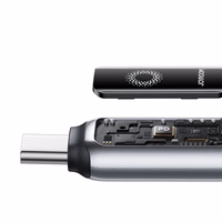 Joyroom S-A55 StarFlight kabelis 100W USB-C - USB-C 1.2m - juodas