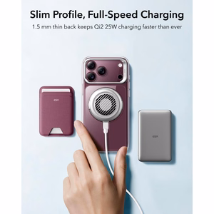 ESR Classic Hybrid Kickstand MagSafe dėklas, skirtas iPhone 18 Pro Max / 17 Pro Max, skaidrus