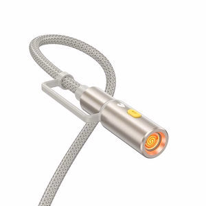 Laidas All-in-one USB A / USB C į USB C / Automobilinė cigarečių degiklė Hoco 3A 60W 1,2 m U138 pilkas