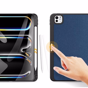 Dėklas Dux Ducis "Domo" skirtas Xiaomi Pad 6 / Pad 6 Pro mėlynas