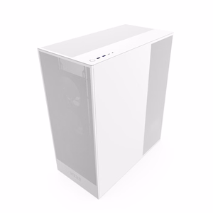 NZXT H7 Flow RGB Kompiuterio Dėžė MidiTower ATX EATX MicroATX MiniITX Balta