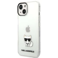 Dėklas telefonui Karl Lagerfeld KLHCP14MCTTR iPhone 14 Plus 6.7\" skaidrus / skaidrus Choupette Body