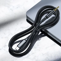 Choetech AUX006 USB-C / mini lizdas 3,5 mm kabelis 1 m - juodas
