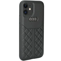 Audi tikros odos kietasis dėklas telefonui iPhone 11 / Xr 6.1 – juodas