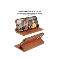 Dėklas HDD Magnetic Wallet Case Samsung A405 A40 violetinis