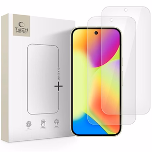 LCD apsauginis stikliukas Tech-Protect Glass Fit+ 2-Pack Google Pixel 9/9 Pro/10/10 Pro