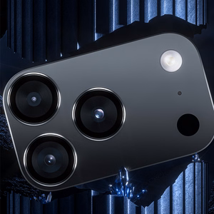 Benks Grūdintas stiklas DR Sapphire Objektyvo apsauginis stiklas kamerai Iphone 17 Pro/17 Pro Max (lęšio 3 vnt.) juodas