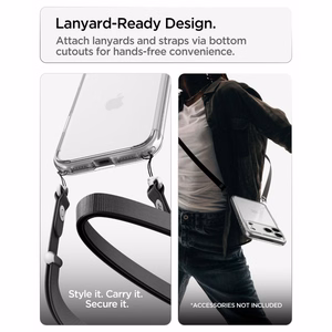 Spigen Ultra Hybrid dėklas iPhone 18 Pro / 17 Pro – skaidrus