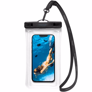 Dėklas telefonu Spigen Aqua Shield A610 atsparus vandeniui plūduriuojantis - skaidrus