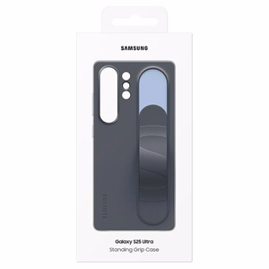 Samsung stovimas dėklas EF-GS938CBEGWW silikoninis dėklas su laikikliu / stovu Samsung Galaxy S25 Ultra - juodas