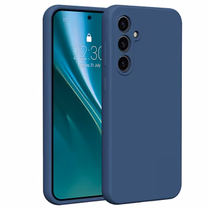 Etteri silikoninis dėklas telefonui Samsung Galaxy S23 FE tamsiai mėlynas