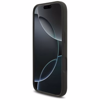 Karl Lagerfeld Silikoninis Karl&Choupette Ring MagSafe dėklas telefonui iPhone 17 - juodas