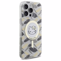 Hello Kitty IML Golden Leaves MagSafe dėklas telefonui iPhone 16 Pro Max - baltas