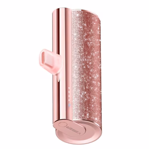 Powerbank Veger PlugOn (W0573) PD QC3.0 2.4A 12W 5000 mAh with built-in USB C connector pink