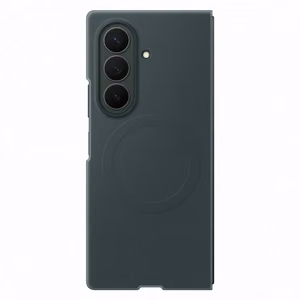 Силиконовый магнитный чехол Samsung Galaxy Z Fold8 Ultra с 2 антибликовыми плёнками, зелёного оттенка