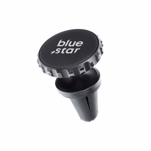 Magnetic car phone holder Blue Star Crown air vent black