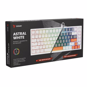 Savio ASTRAL WHITE JADE клавиатура игровая USB QWERTY US International
