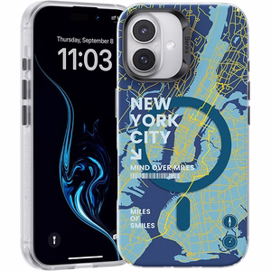 Benks Magnetinė City New York dėklas Iphone 16 Plus