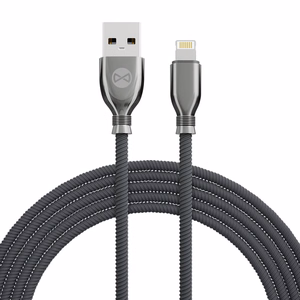 "Forever Tornado" kabelis USB - "Lightning" 1,0 m 3A juodas