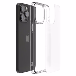 Spigen Ultra Hybrid чехол для iPhone 15 Pro Max - прозрачный матовый