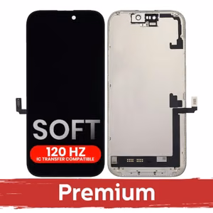 Ekranas skirtas iPhone 17 juodas (SOFT OLED / Stable 120Hz / Premium) *Self-Diagnosable*