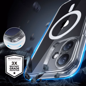 ESR Classic Pro Rinkinys Halolock Magnetinis dėklas iPhone 16 - Skaidrus