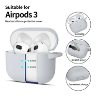 Tech-Protect silikoninis dėklas ausinėms Apple AirPods 3 - pilkas