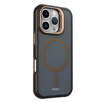 Etteri Morning Fog case for iPhone 16 Pro Max 6,9" brown