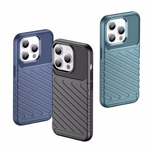 Armored iPhone 15 Pro Thunder dėklas - juodas