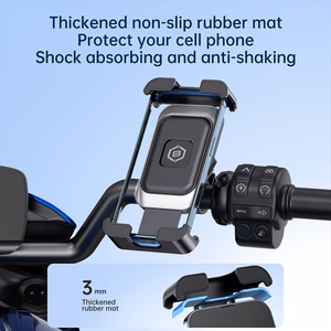 Blavec dviračio laikiklis BV-02 Velo vairui (BV02-HSB) sidabrinis-juodas