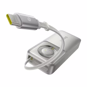 Išorinė baterija Baseus OS Free2Pull 10000mAh 30W + laidas (pilka)