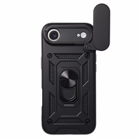 Stumdomas kameros šarvas dėklas telefonui Iphone 17 Air juodas