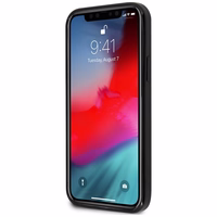 Guess Marble dėklas telefonui iPhone 12 mini - juodas