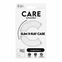 CARE by PanzerGlass plonas X-Ray dėklas telefonui iPhone 15 - skaidrus