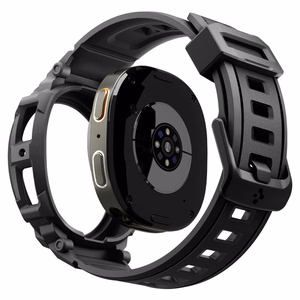 Spigen Rugged Armor Pro Strap for Samsung Galaxy Watch 8 44mm - Matte Black