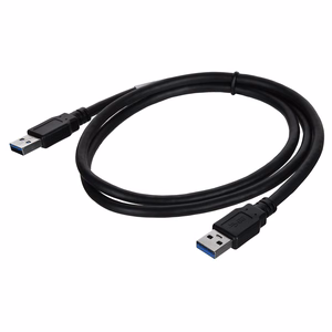 Lanberg CA-USBA-30CU-0010-BK USB kabelis 1m 3.0 USB A Juoda
