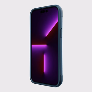 Raptic X-Doria Clutch dėklas iPhone 14 Plus su Magnetine galinė mėlyna danga