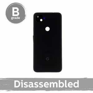 Galinis dangtelis suderinamas su Google Pixel 4A 4G / juodas / su kameros stiklu 100% originalus (9/10 išrinktas)