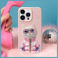Nimmy Cool&Cute 2.0 dėklas telefonui iPhone 15 Pro Max - rožinis